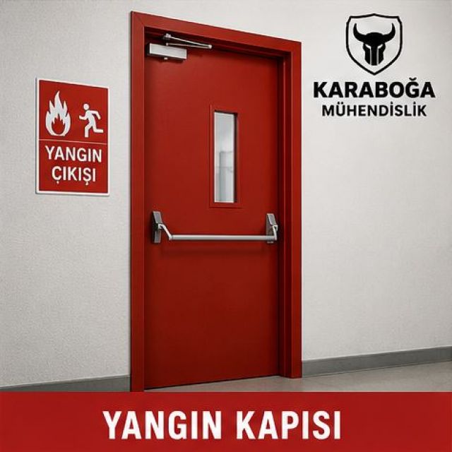 Gebze Yangın Kapısı | İmalat, Satış, Montaj ve Teknik Servis | Karaboğa Mühendislik